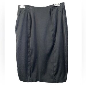 White House Black Market Size 2 Perfect Form Straight Pencil Skirt Black